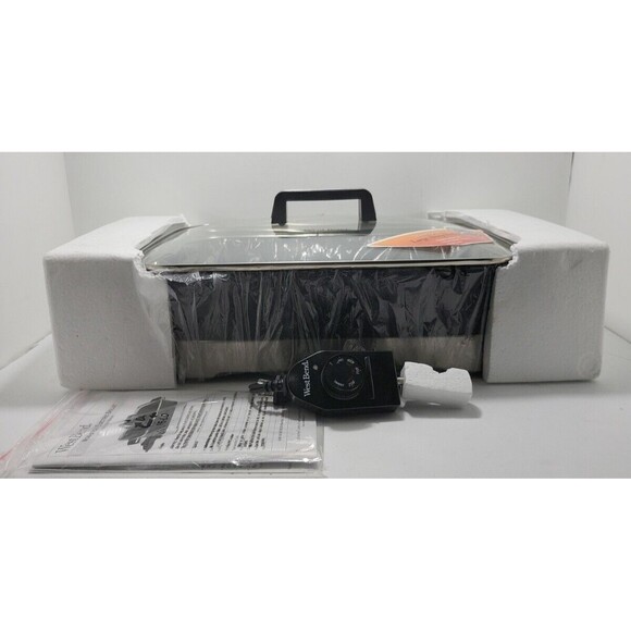 West Bend 15" x 12" X 2¾ Non-Stick Electric Skillet-New - Picture 1 of 12